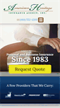 Mobile Screenshot of americanheritageinsurance.com